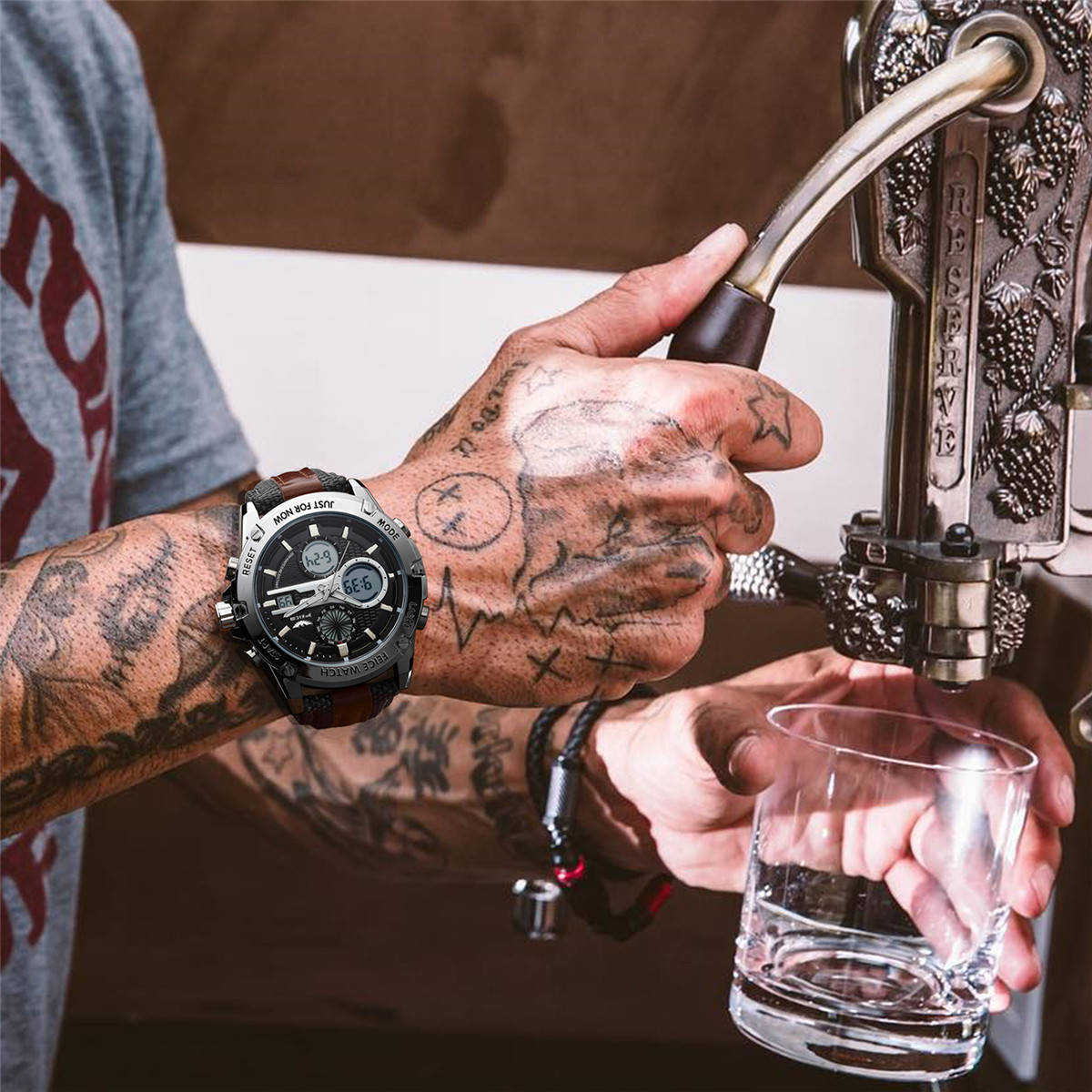FK035 Dual Movement Chronograph Watch
