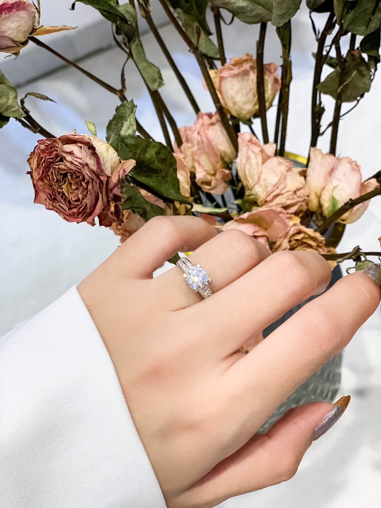 Cartier 2 carat horn ring
