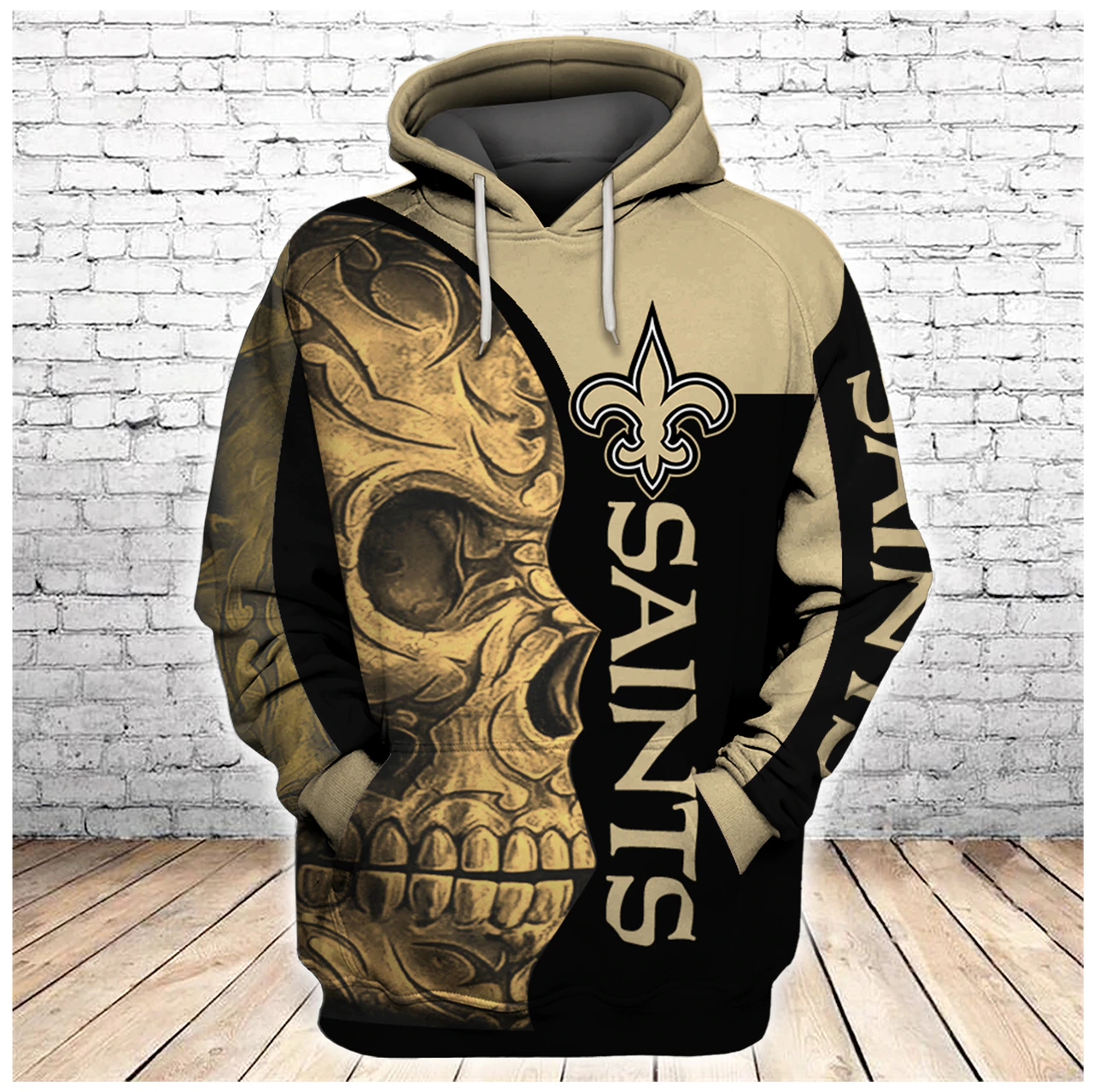 NEW ORLEANS SAINTS 3D HOODIE NNOS009
