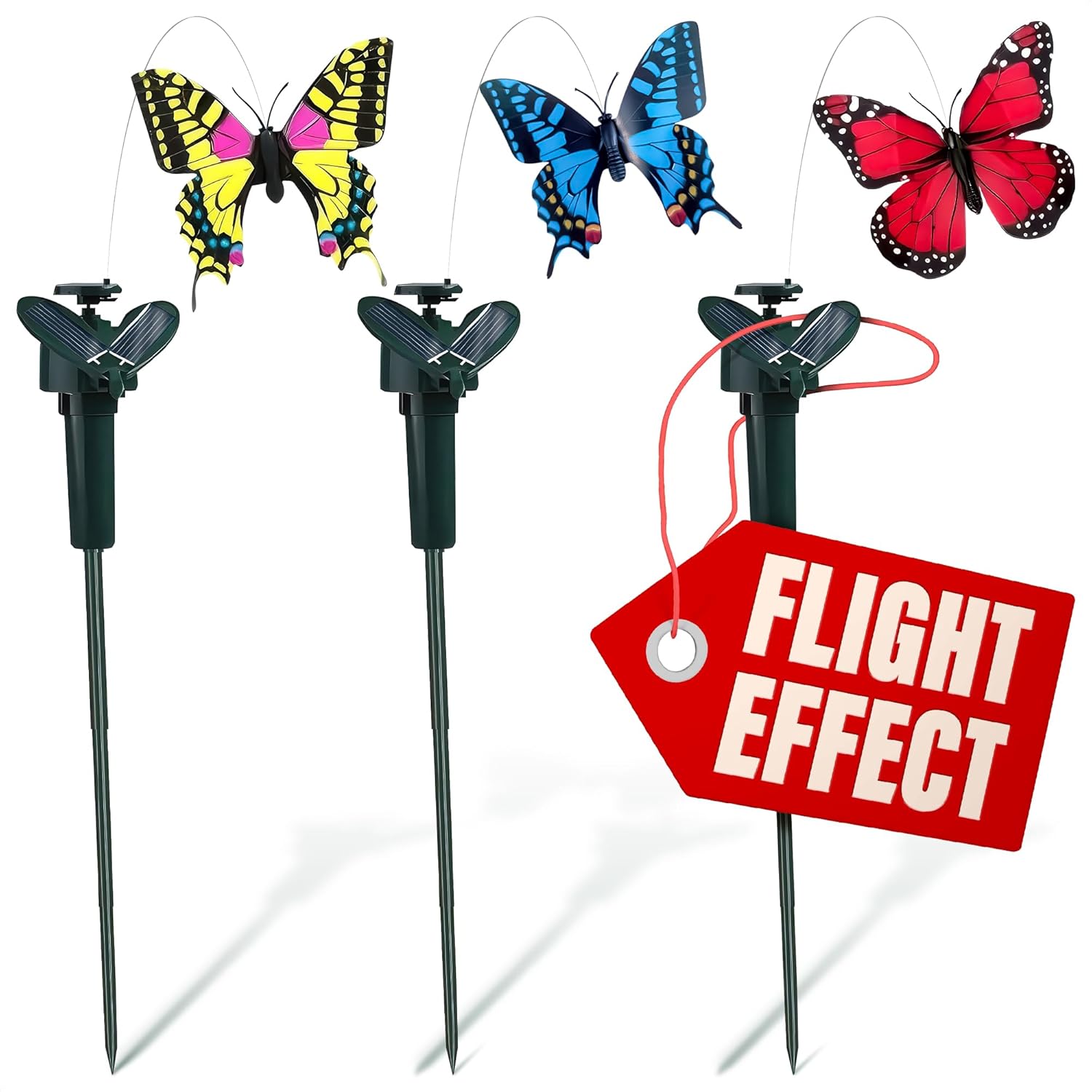 🔥On Sale🔥Flying Butterfly Garden Stakes Decorative
