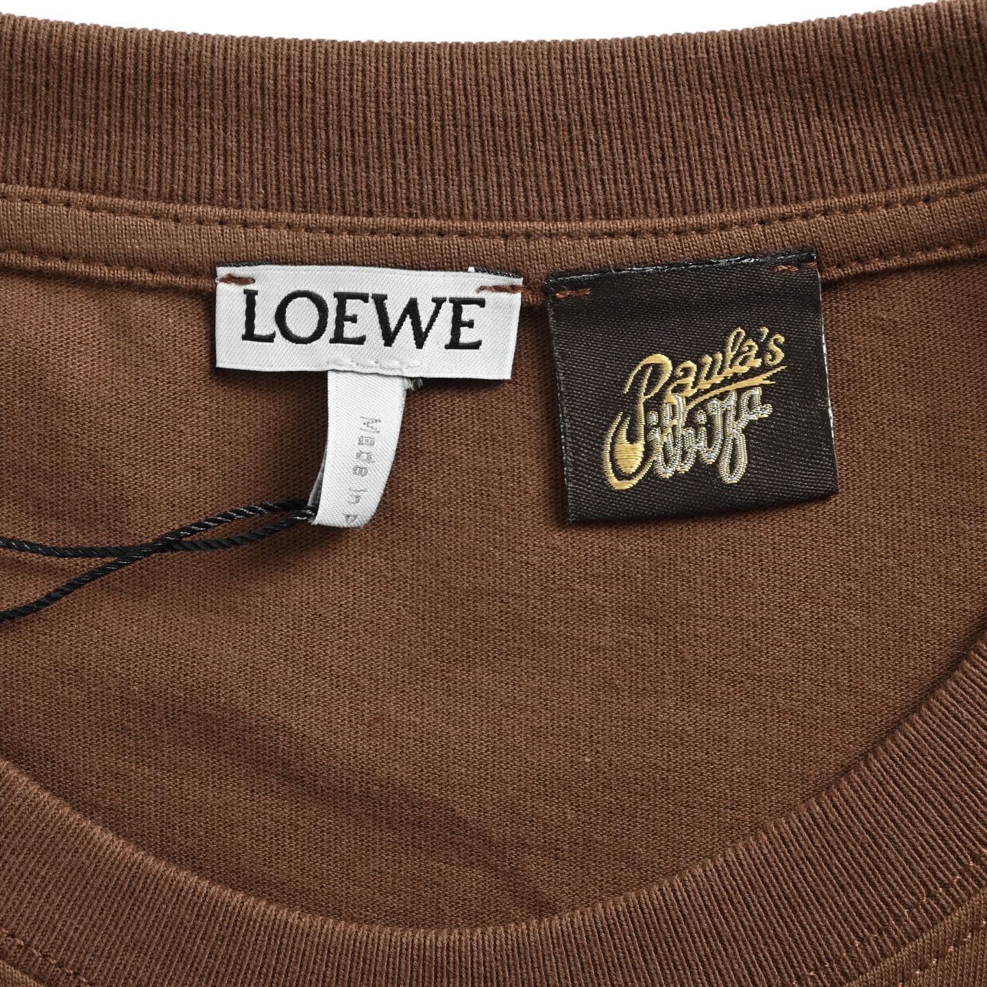 Loewe 25ss island series embroidered short sleeve