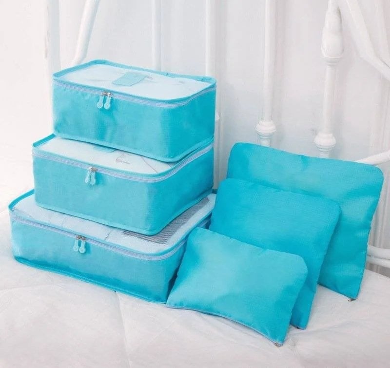 ✈6 pieces portable luggage packing cubes🧳Buy More Save More🚗