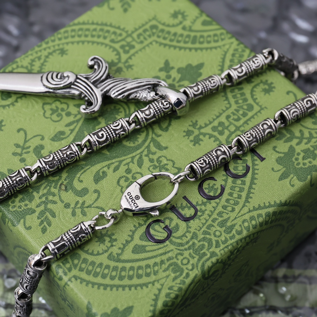 Gucci GG Sword Vintage Necklace