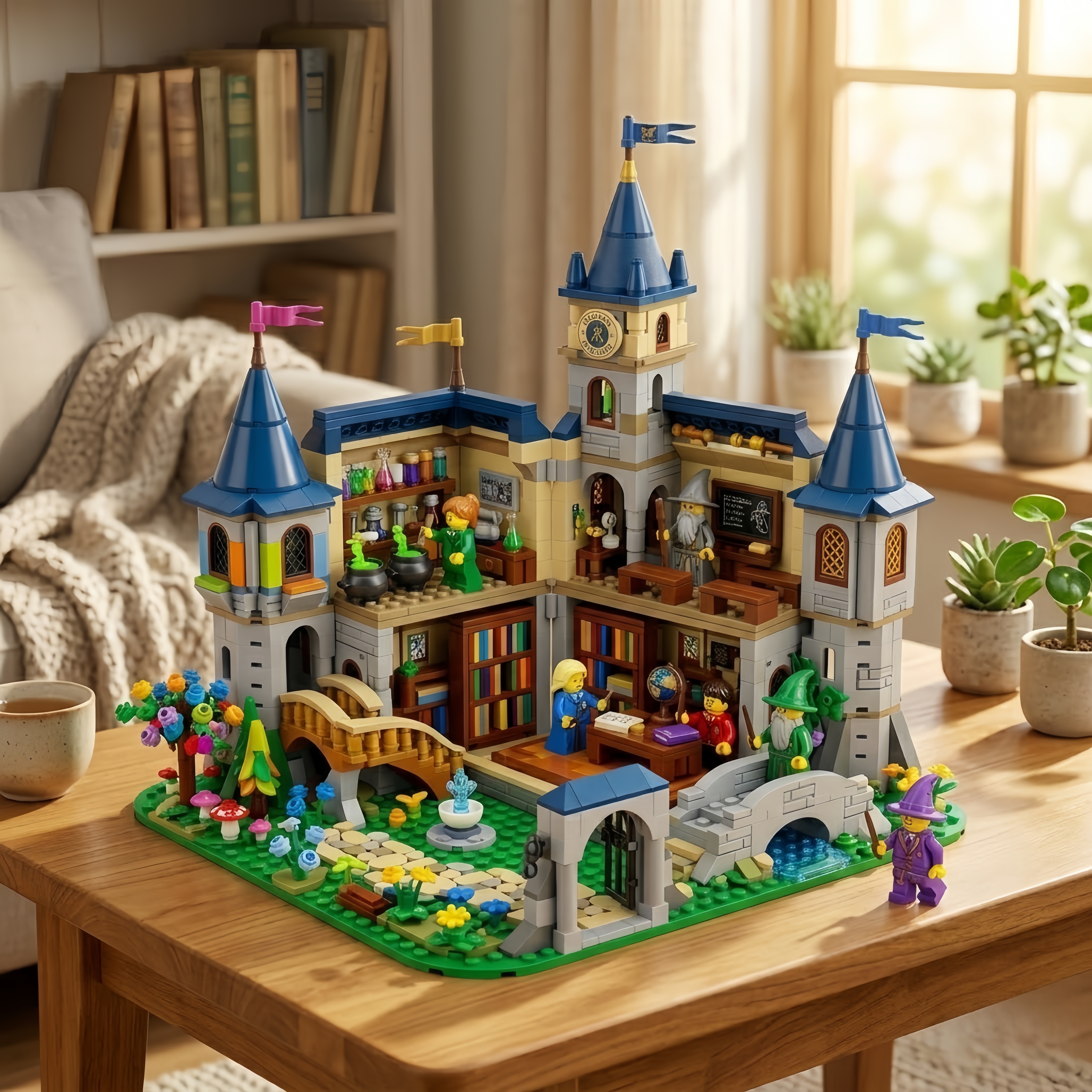 Magic Academy Castle Building Set