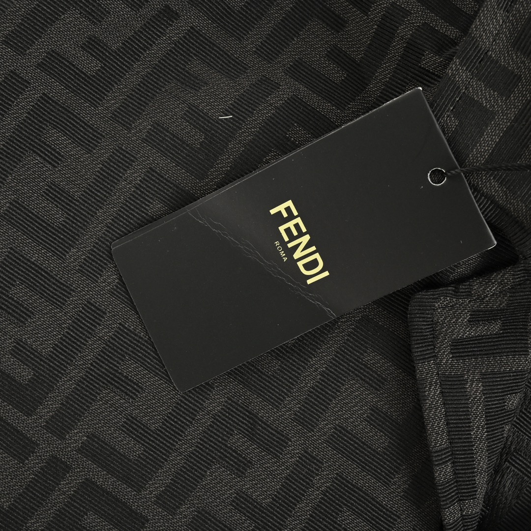 Fendi 24ss FF jacquard suit short-sleeved shirt