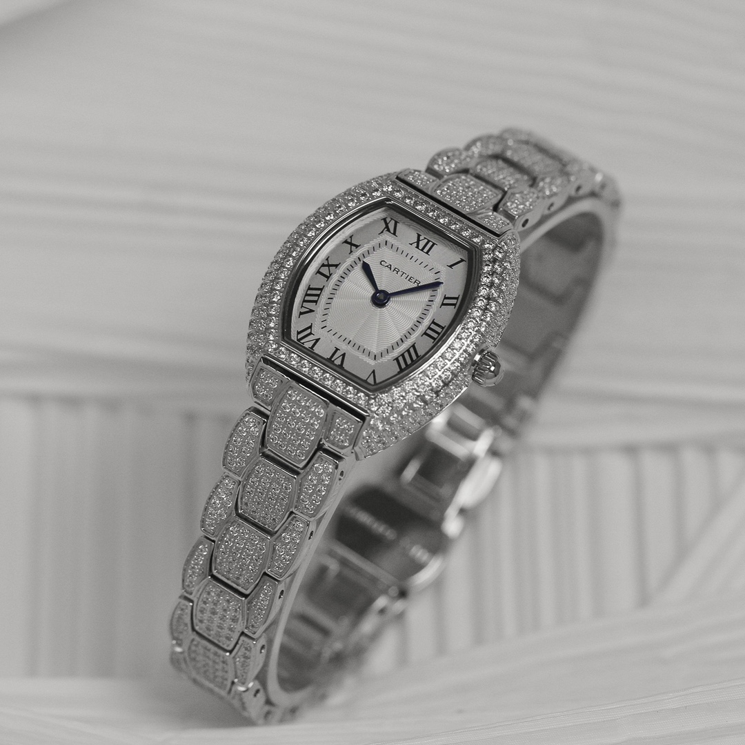 Cartier Gypsophila - Mini lady tonneau watch