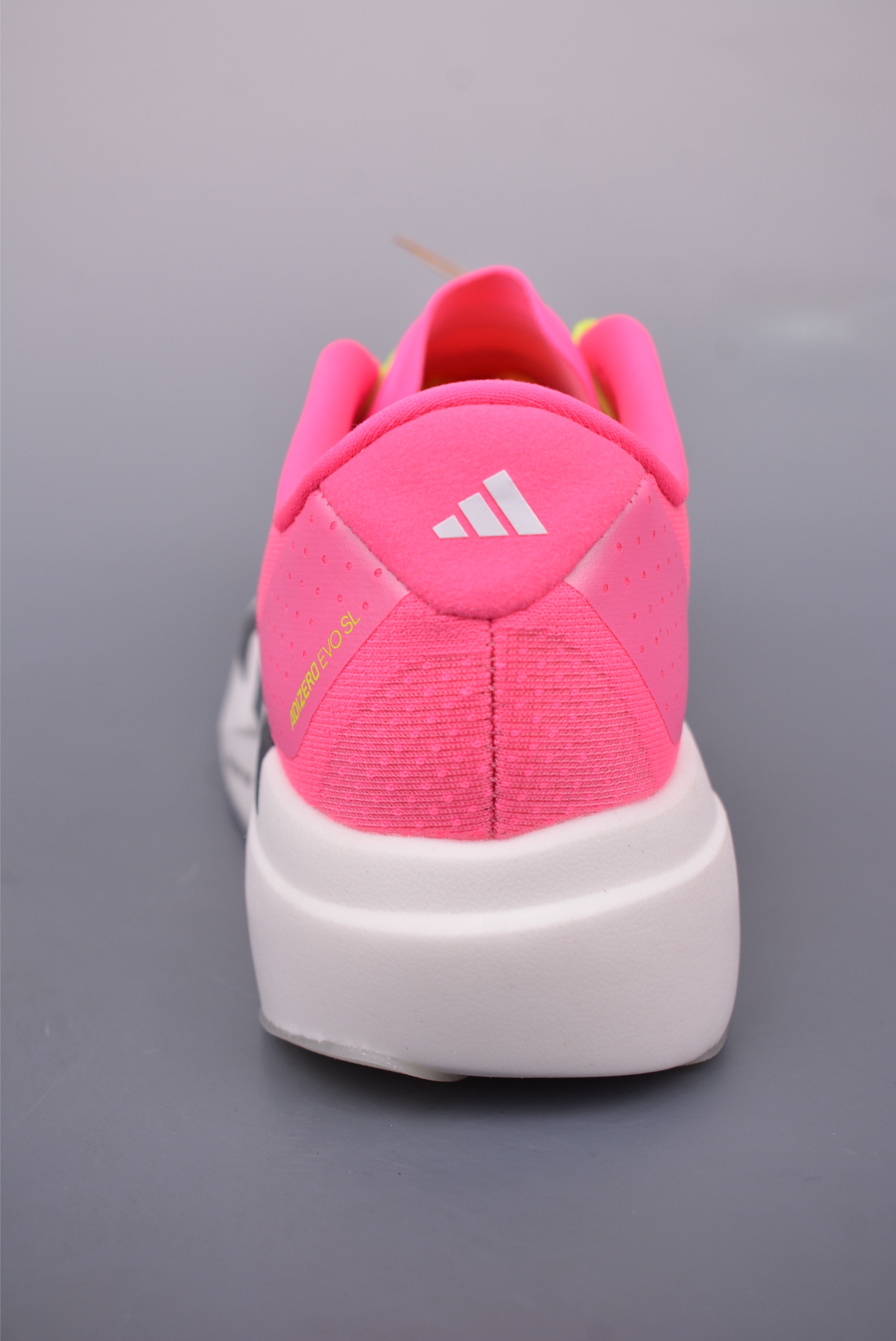 Adidas Adizero Evo SL M Running Shoes Pink Black and White JS4455