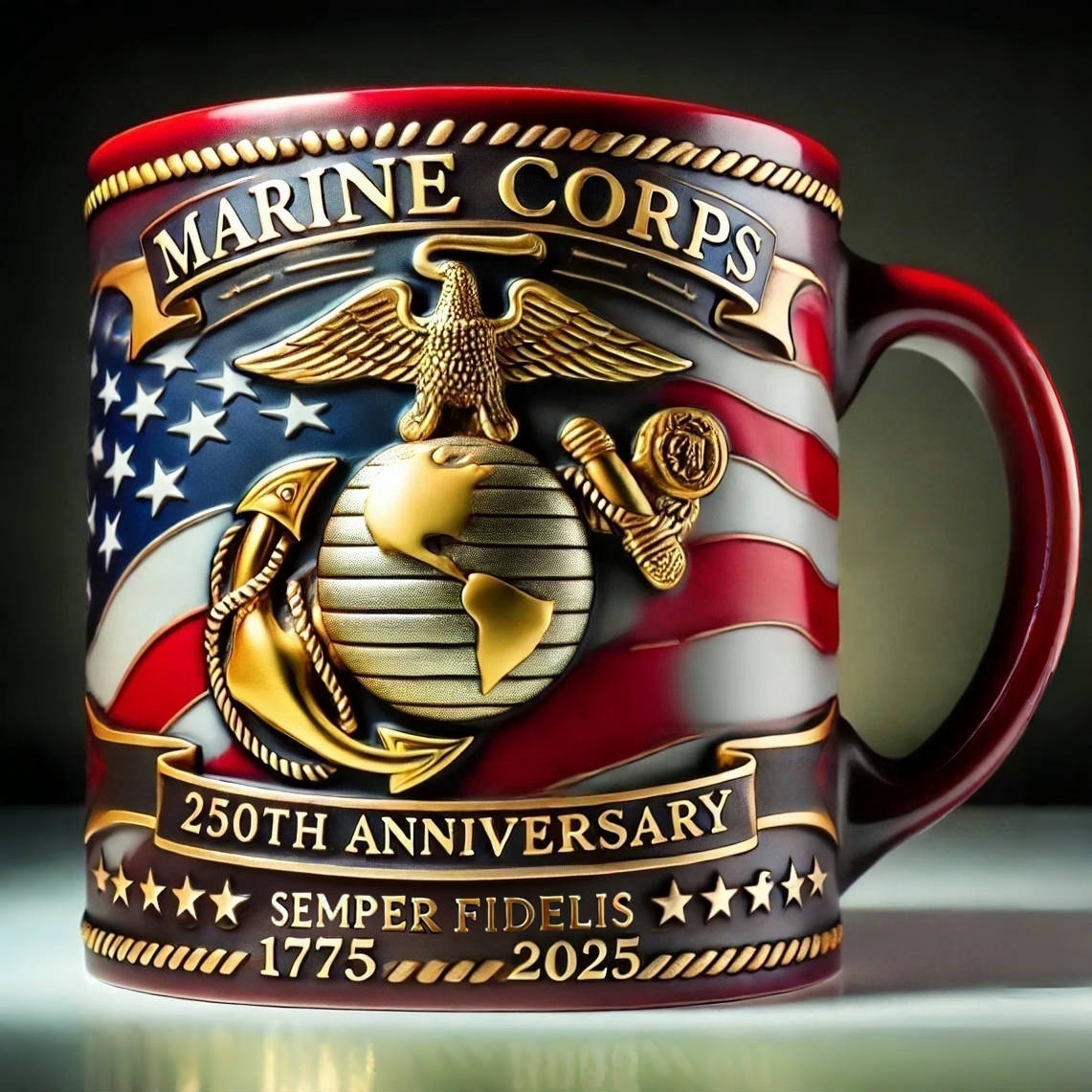 U.S. Military 250th Anniversary Mugs