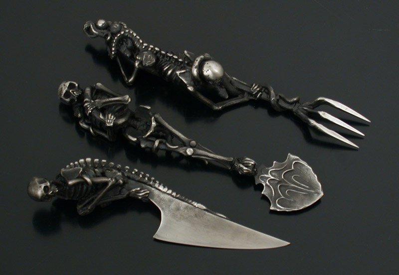 Hot Sale 🔥Halloween Gift Skeletal Cutlery Sets🎁