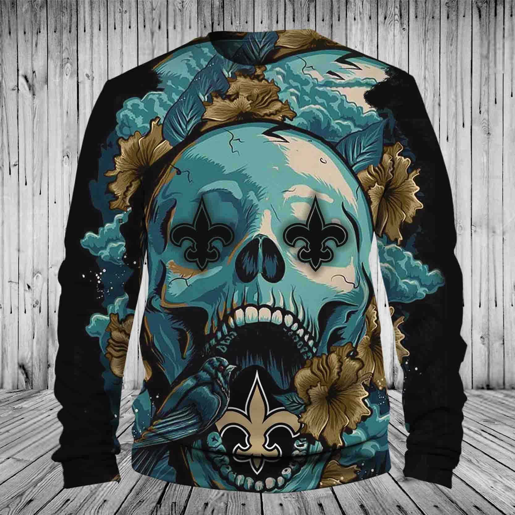 SAINTS HOODIE 3D FLOWER17