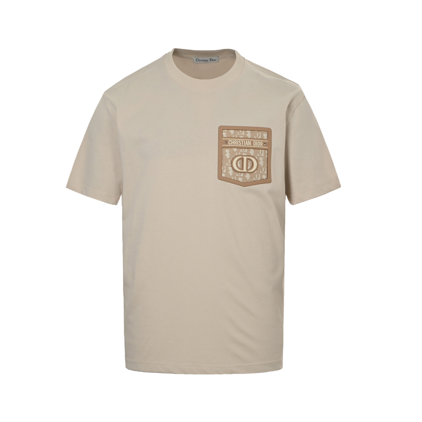 Dior 25ss monogram pocket laminated short sleeve