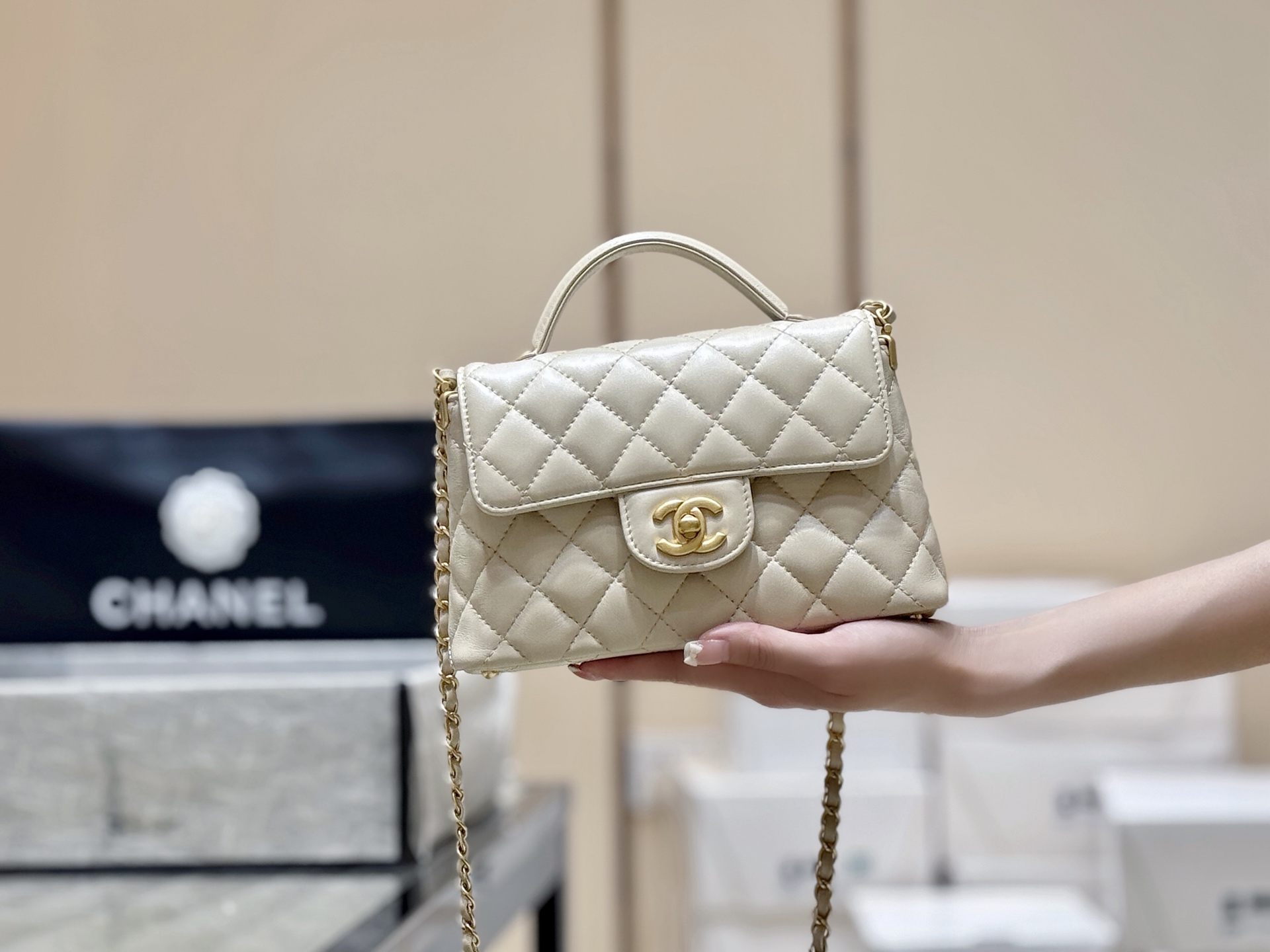 Chanel 25P Spring/Summer Preview Series Kelly Handle Bag AS5355 00118