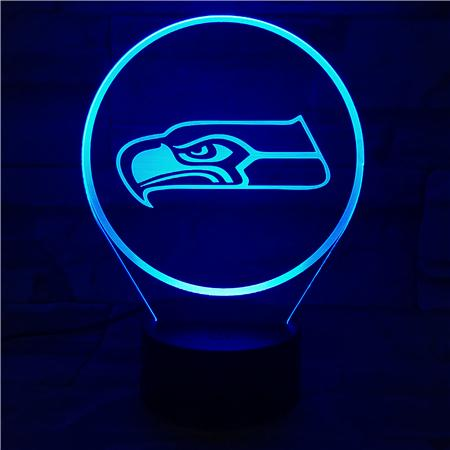 SEATTLE SEAHAWKS 3D LED LIGHT LAMP