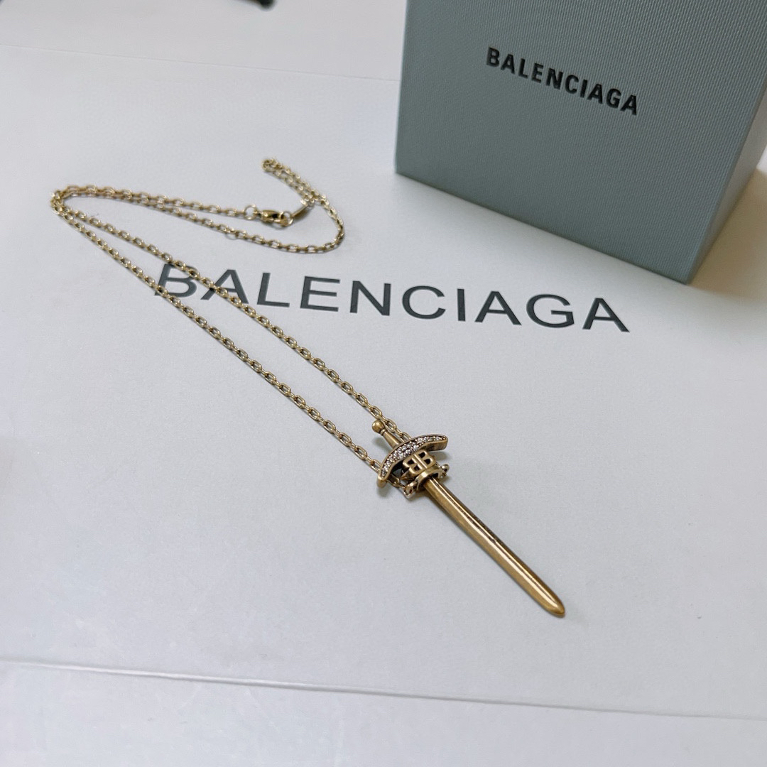 Balenciaga Sword Vintage Necklace
