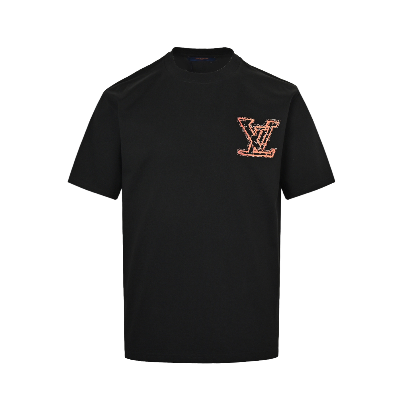 Louis Vuitton 25ss short-sleeved shirt with large logo print on the back