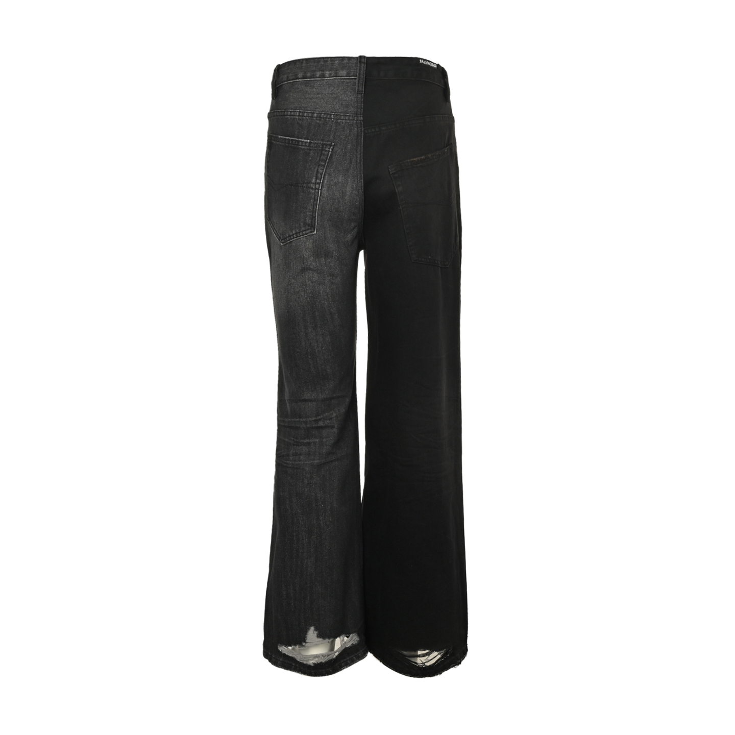 Balenciaga 25ss show-style patchwork jeans