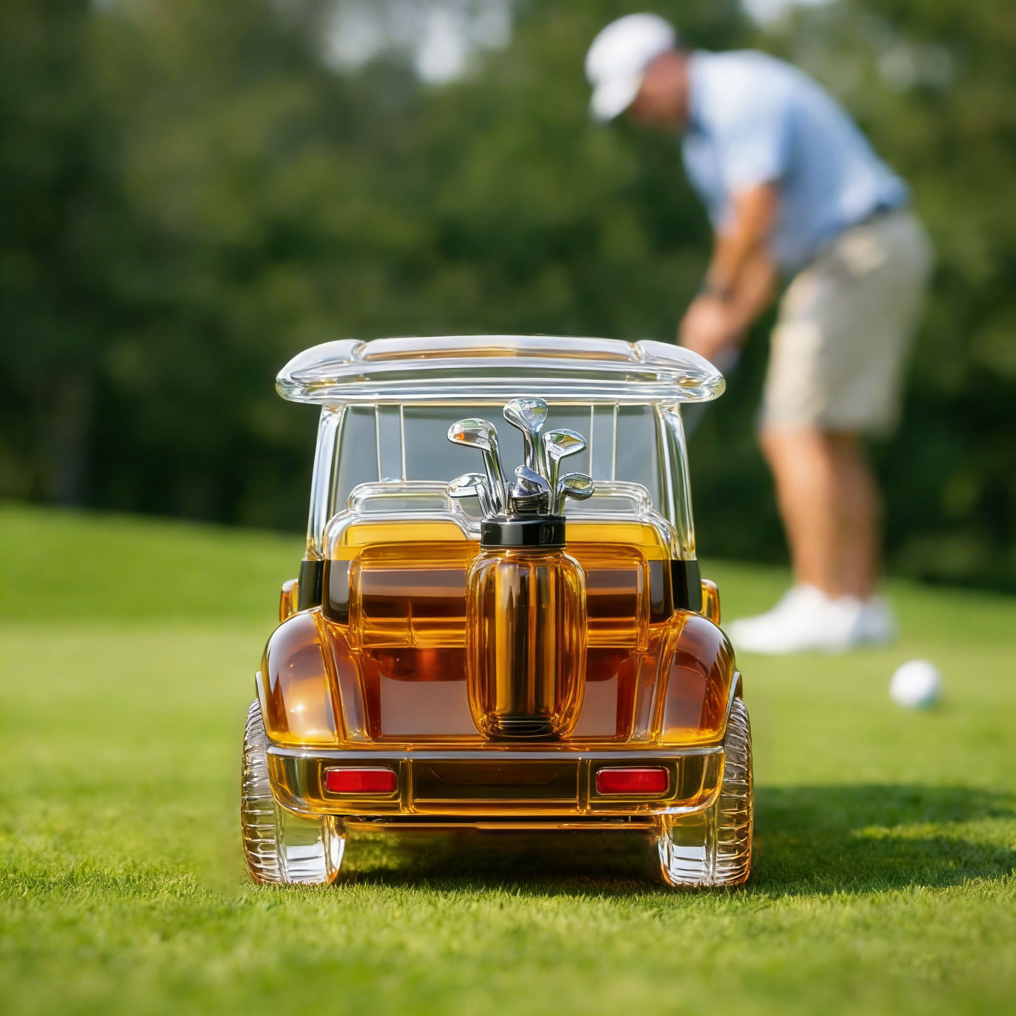 Golf Cart Whiskey Decanter