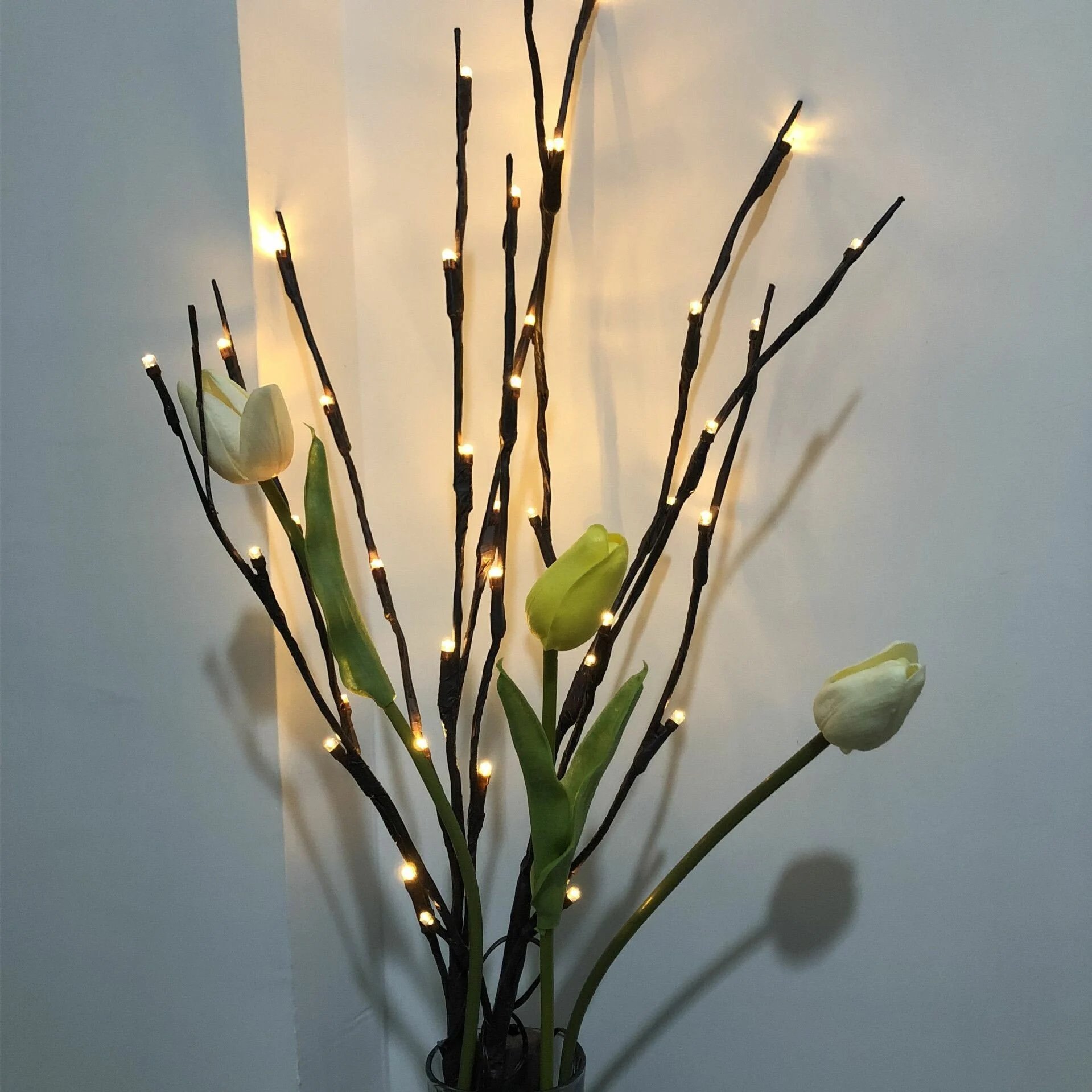 LED Lighted Artificial Branch for Home Decoration