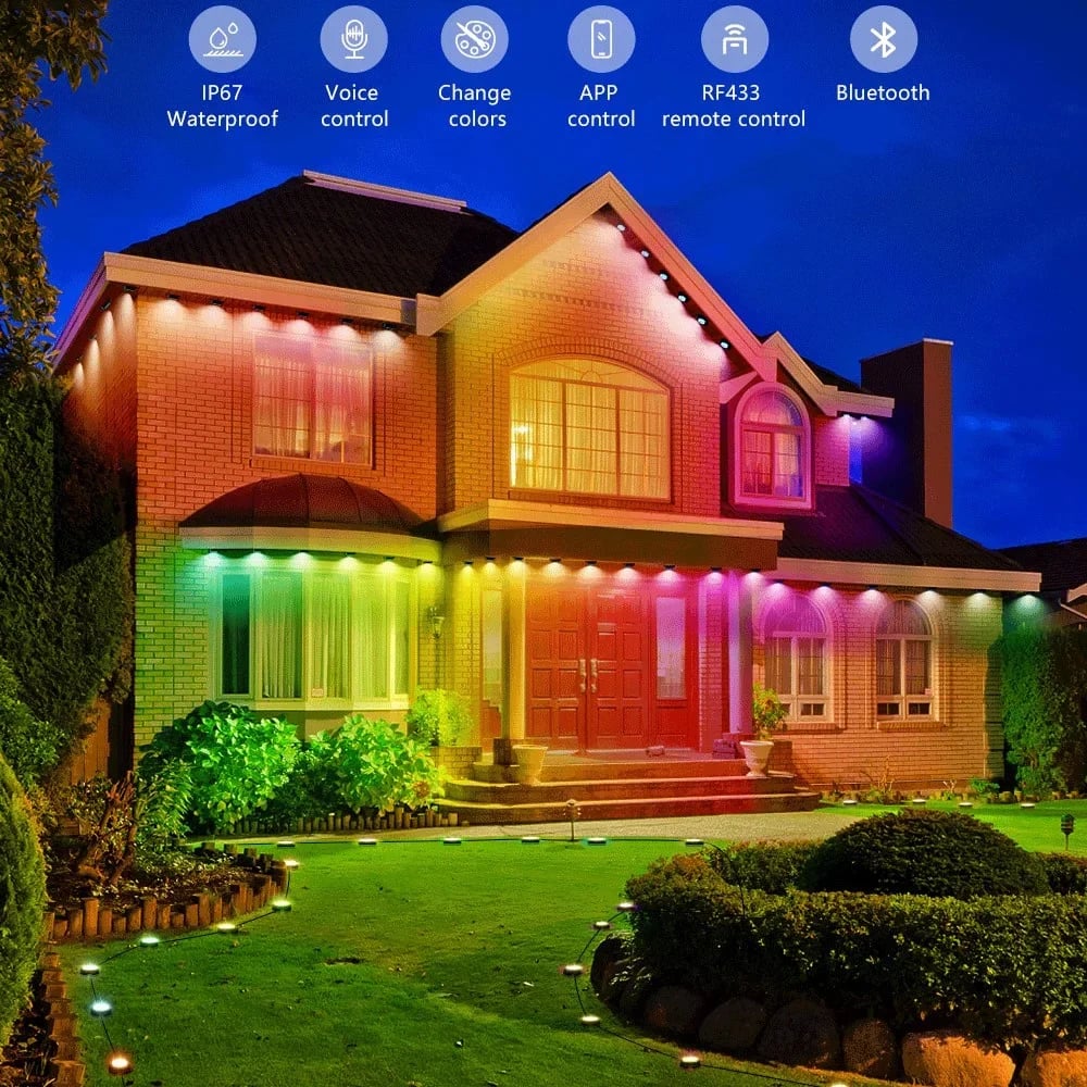 🔥LAST DAY 49% OFF 🔥2024 Outdoor Waterproof WiFi Bluetooth Smart Led Strip Light💡