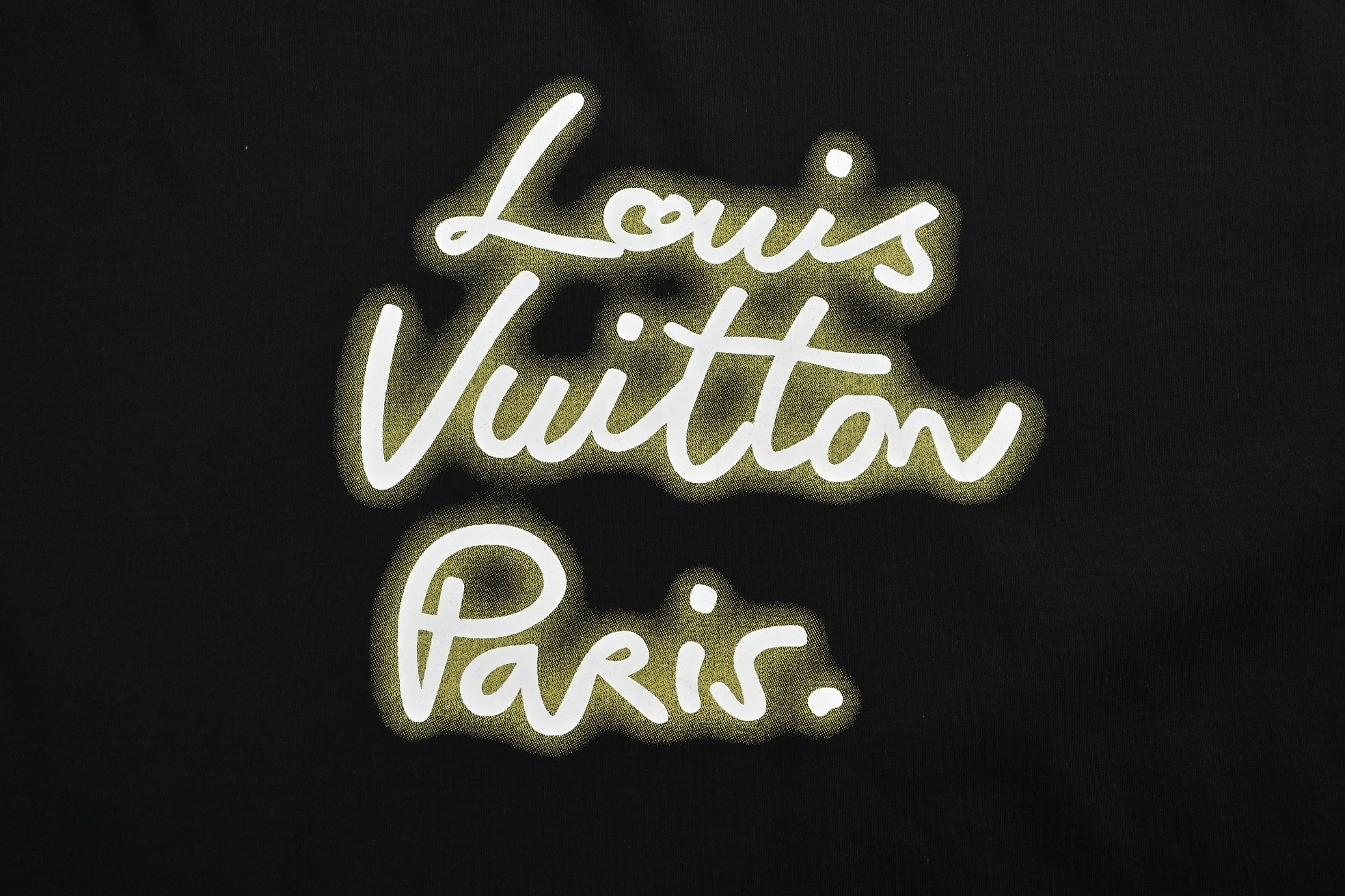 Louis Vuitton 25ss neon logo print short sleeve