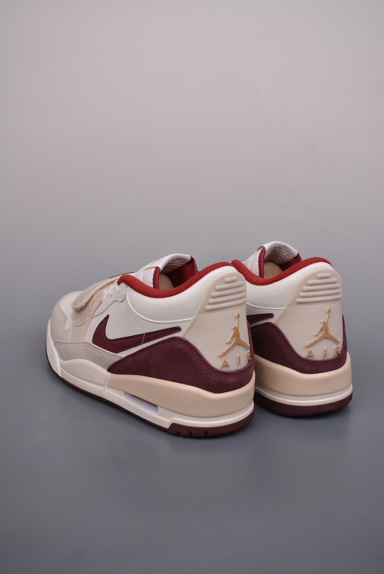 Nike Air Jordan Legacy 312 Low Off-White Burgundy  and Gold IB4712-161
