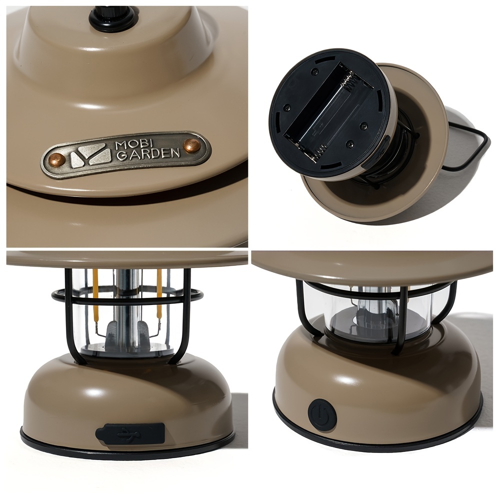 MOBI GARDEN Star Wishes Retro Camp Lights, Outdoor Lamp