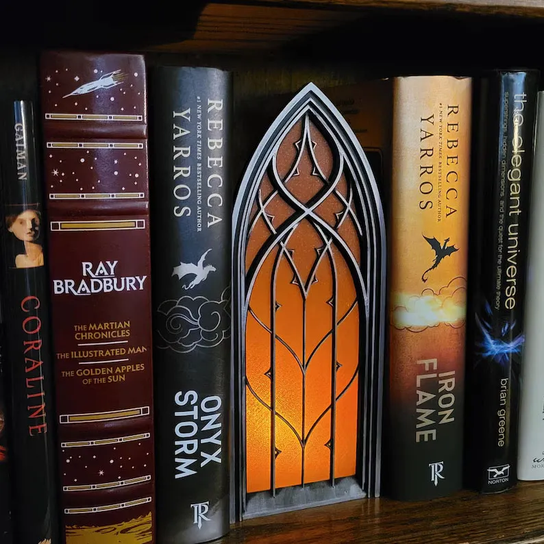 Fantasy Window Book Nook with Light
