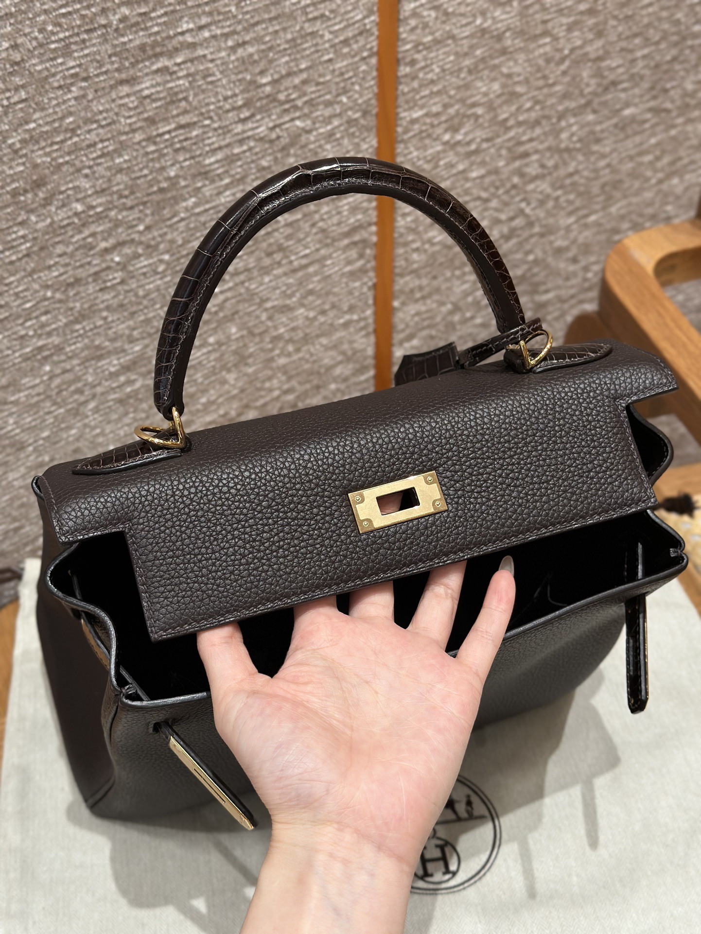 Hermès Kelly Touch 46Ebene Handbag (Handmade to Order)