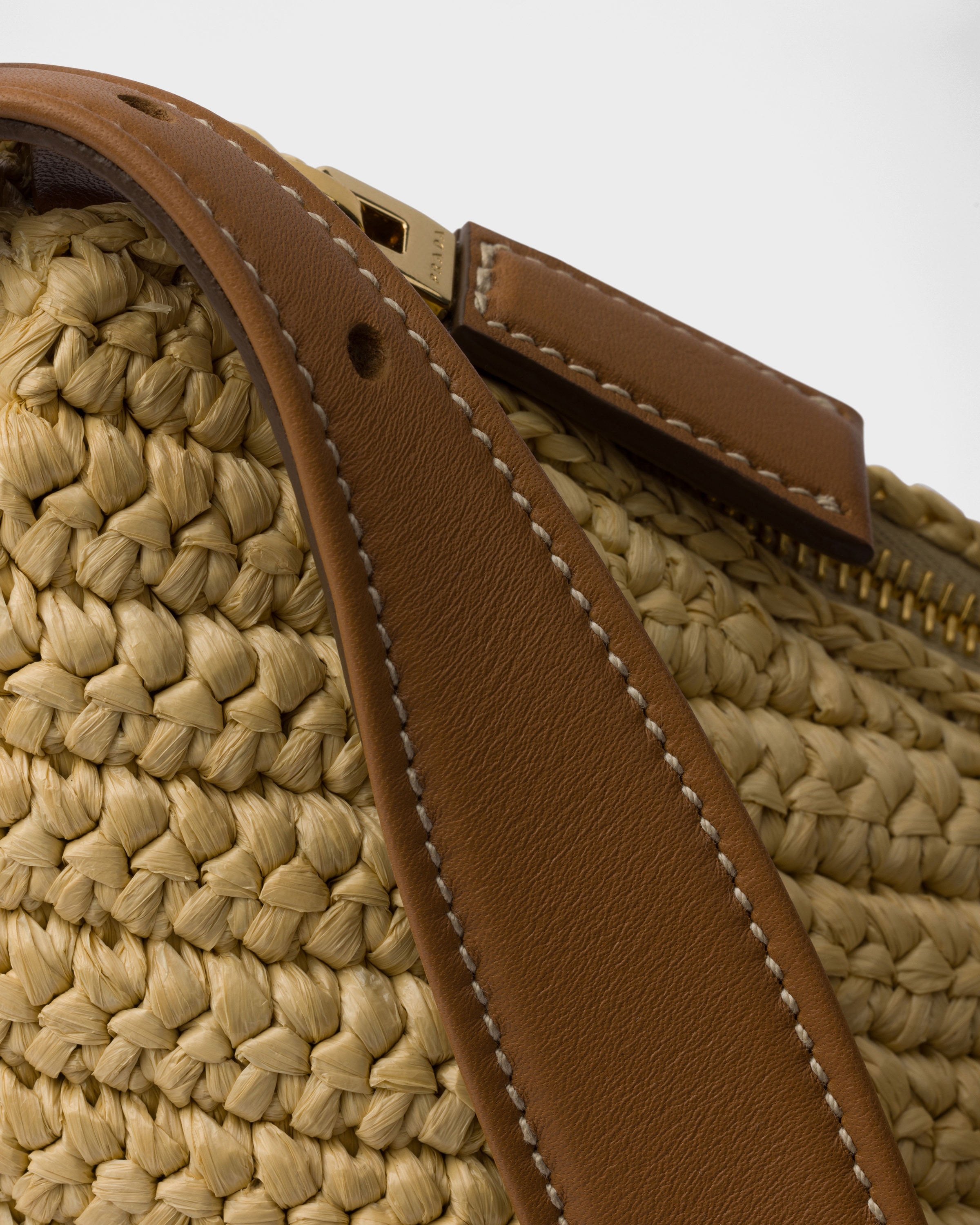 Prada Aimée large crochet and leather bag1BC247_2MG3_F0018_V_OOO