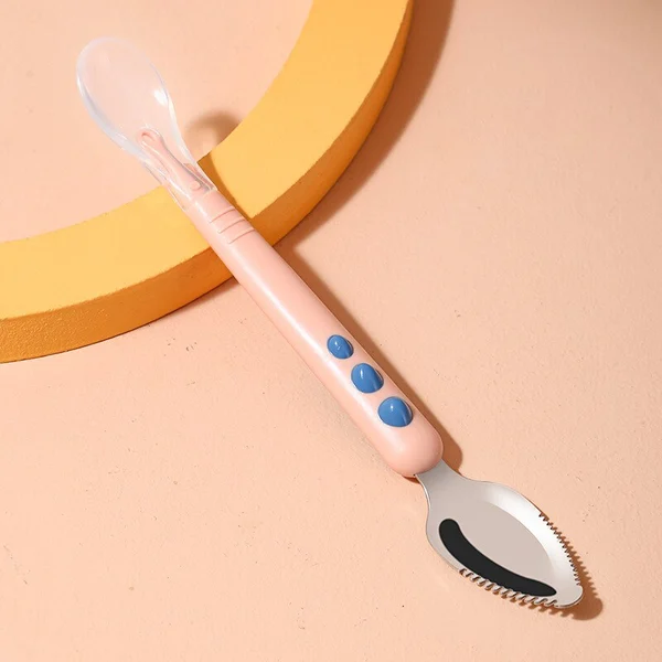 🔥Last Day 50% OFF🔥Baby Double Head Scraping Fruit Spoon
