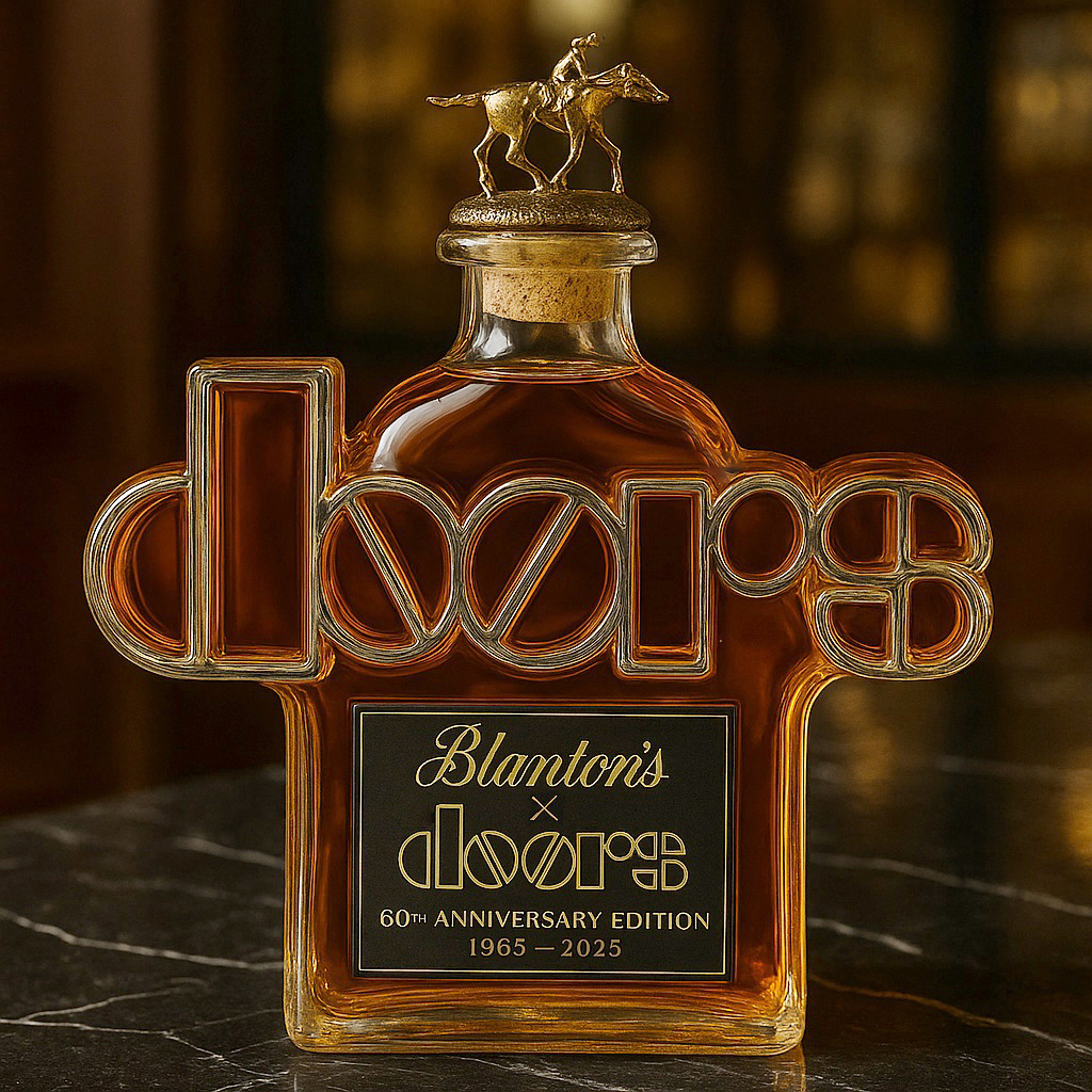 The Doors 60th Anniversary Whiskey Bottle