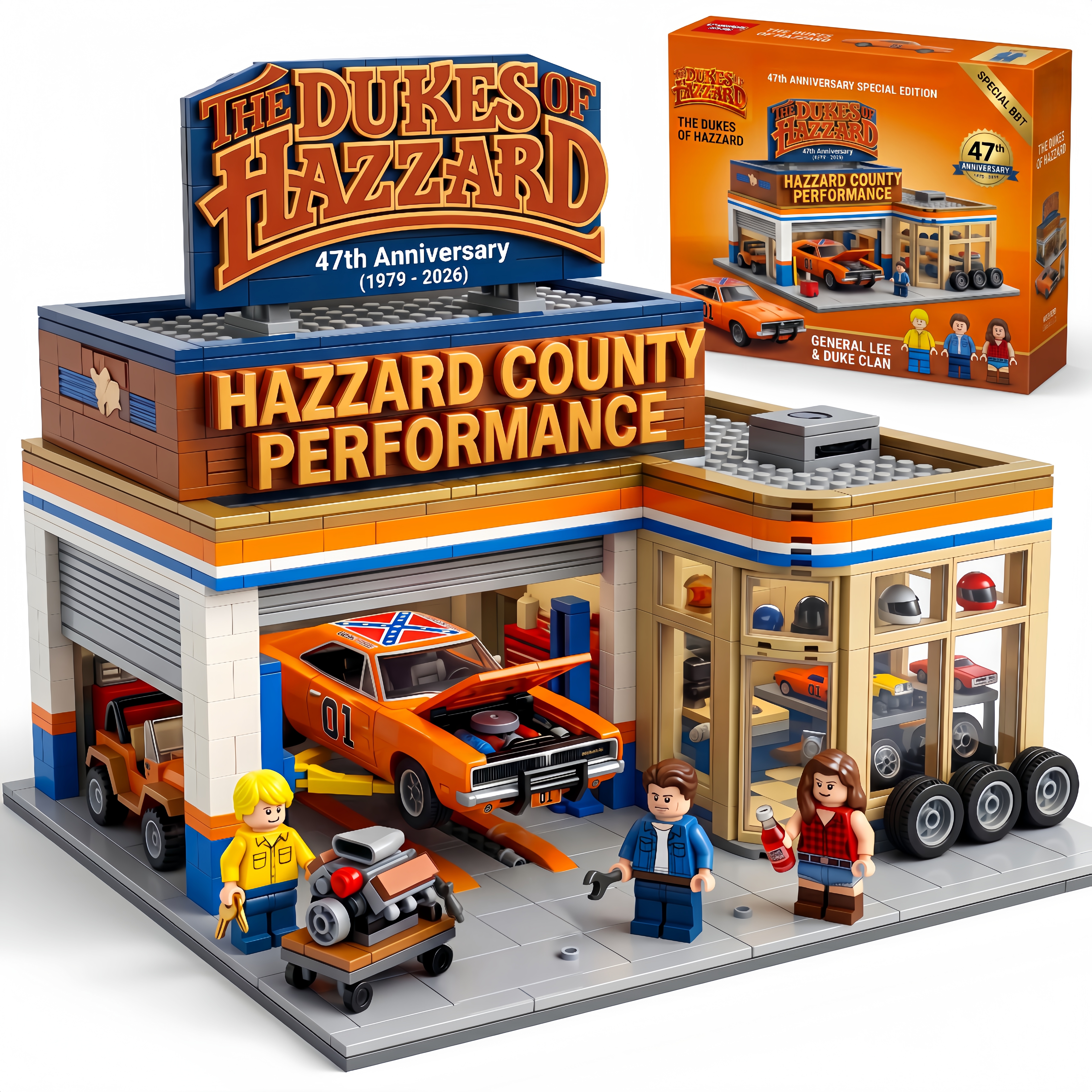 The Dukes of Hazzard 47th Anniversary Collector’s Edition Building Set