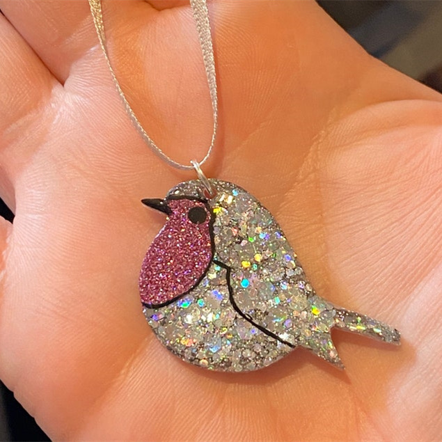 Christmas robin decoration