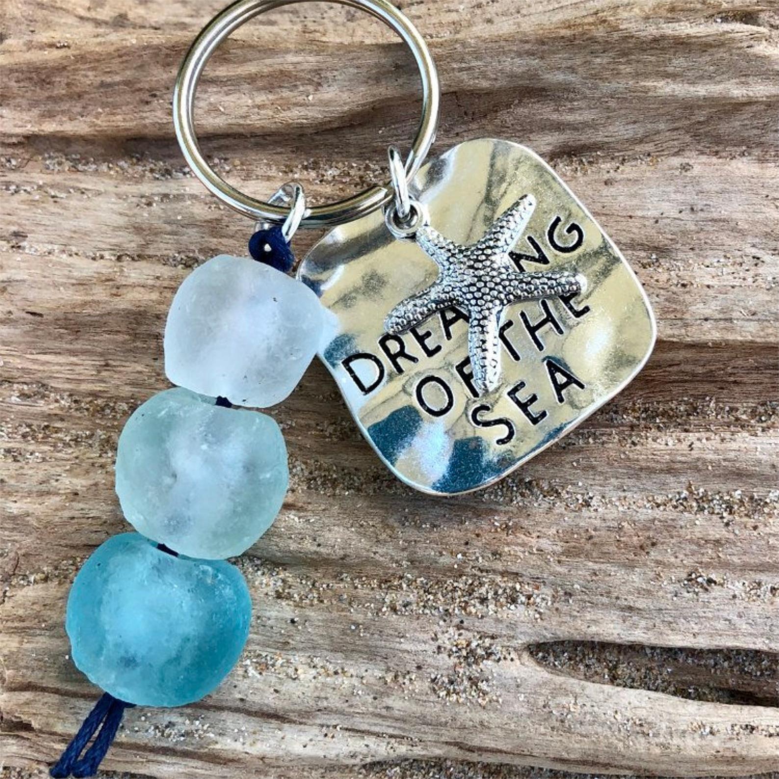 Holiday Gifts | SeaGlass Keyring🌊