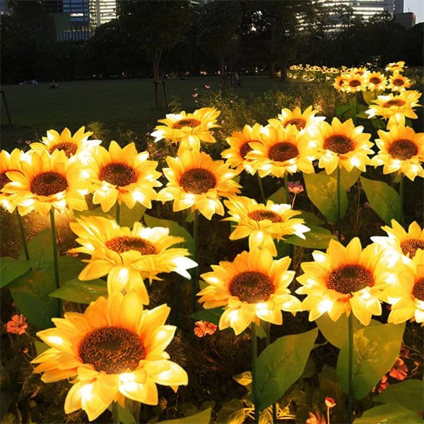 💥Last Day Promotion-[SAVE 50% OFF]--Waterproof Solar Sunflower Light--BUY 3 GET 10% OFF & FREE SHIPPING
