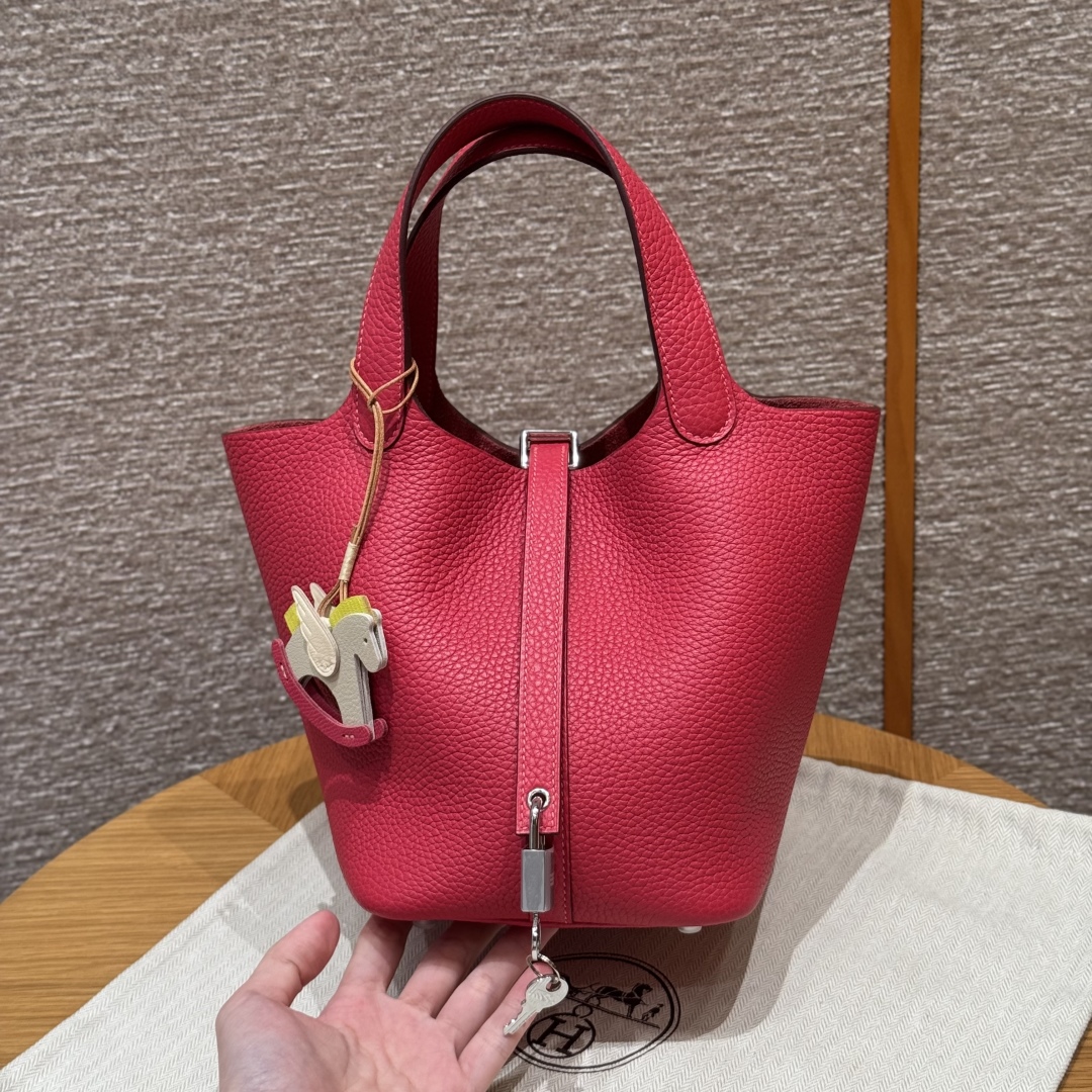 Hermès Picotin lo 90Framboise handbag (handmade to order)
