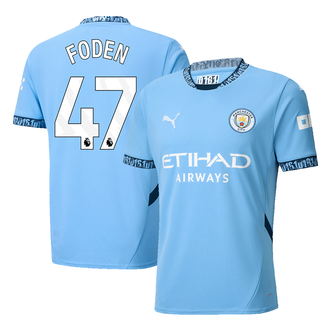 FODEN #47 Manchester City Home Football Shirt 2024/25