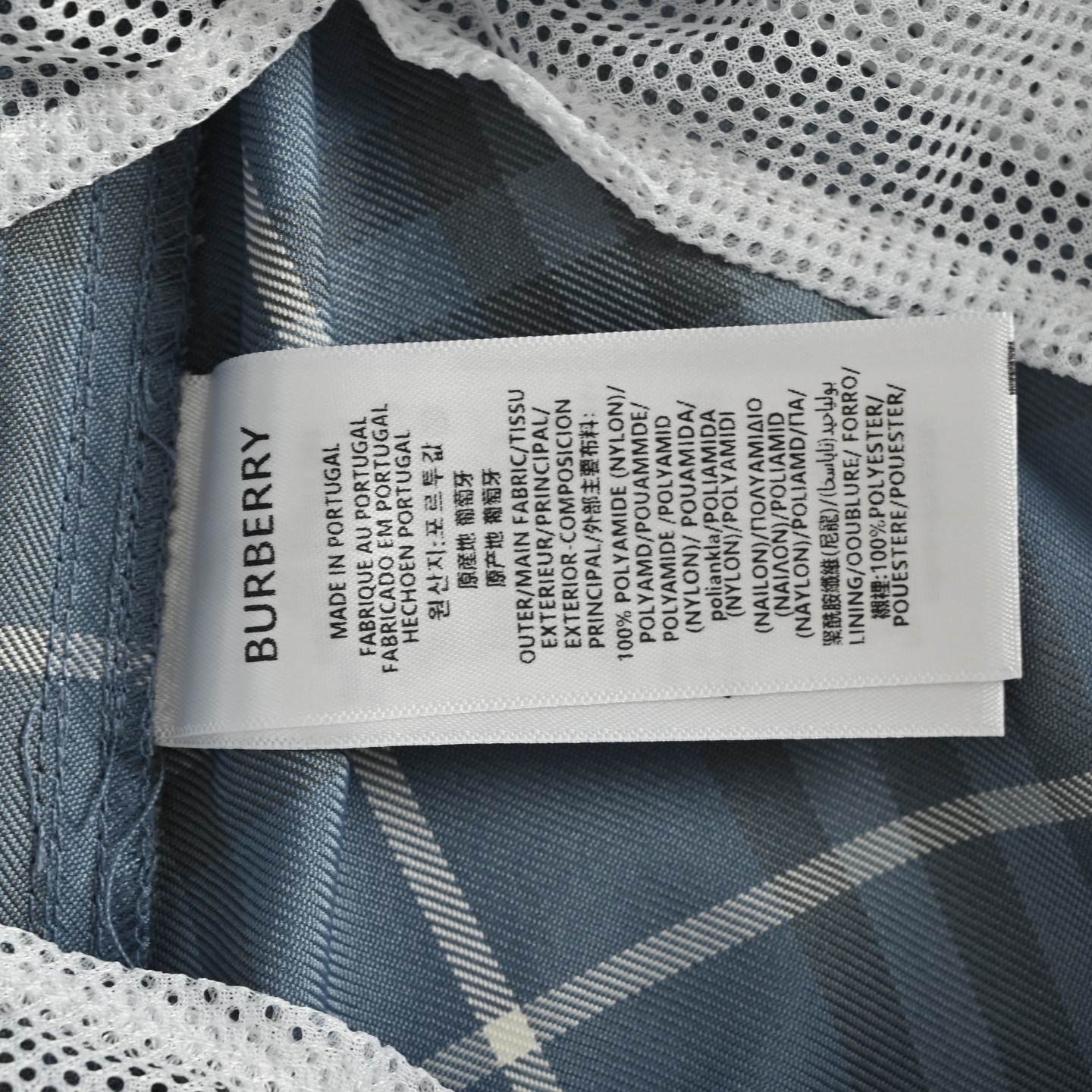 Burberry 25ss drawstring twill check shorts