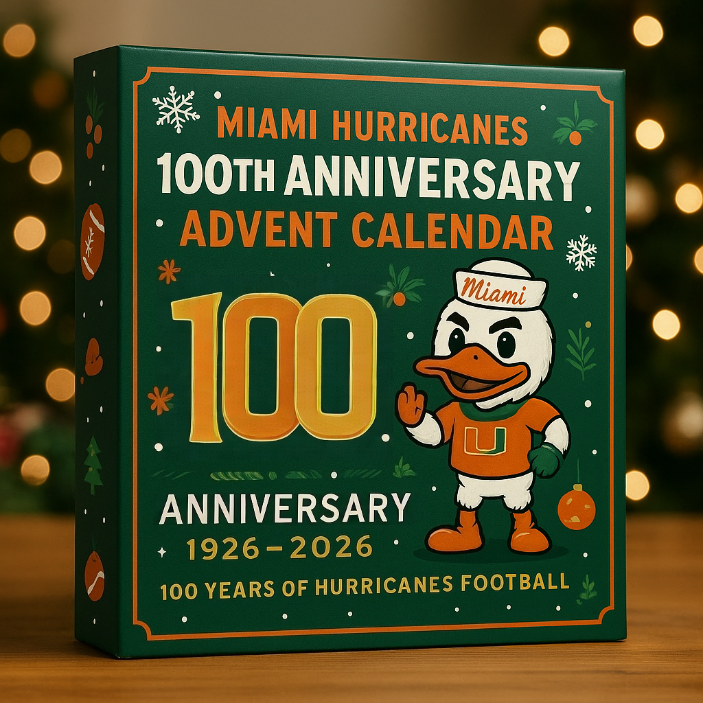2025 Miami Hurricanes Advent Calendar