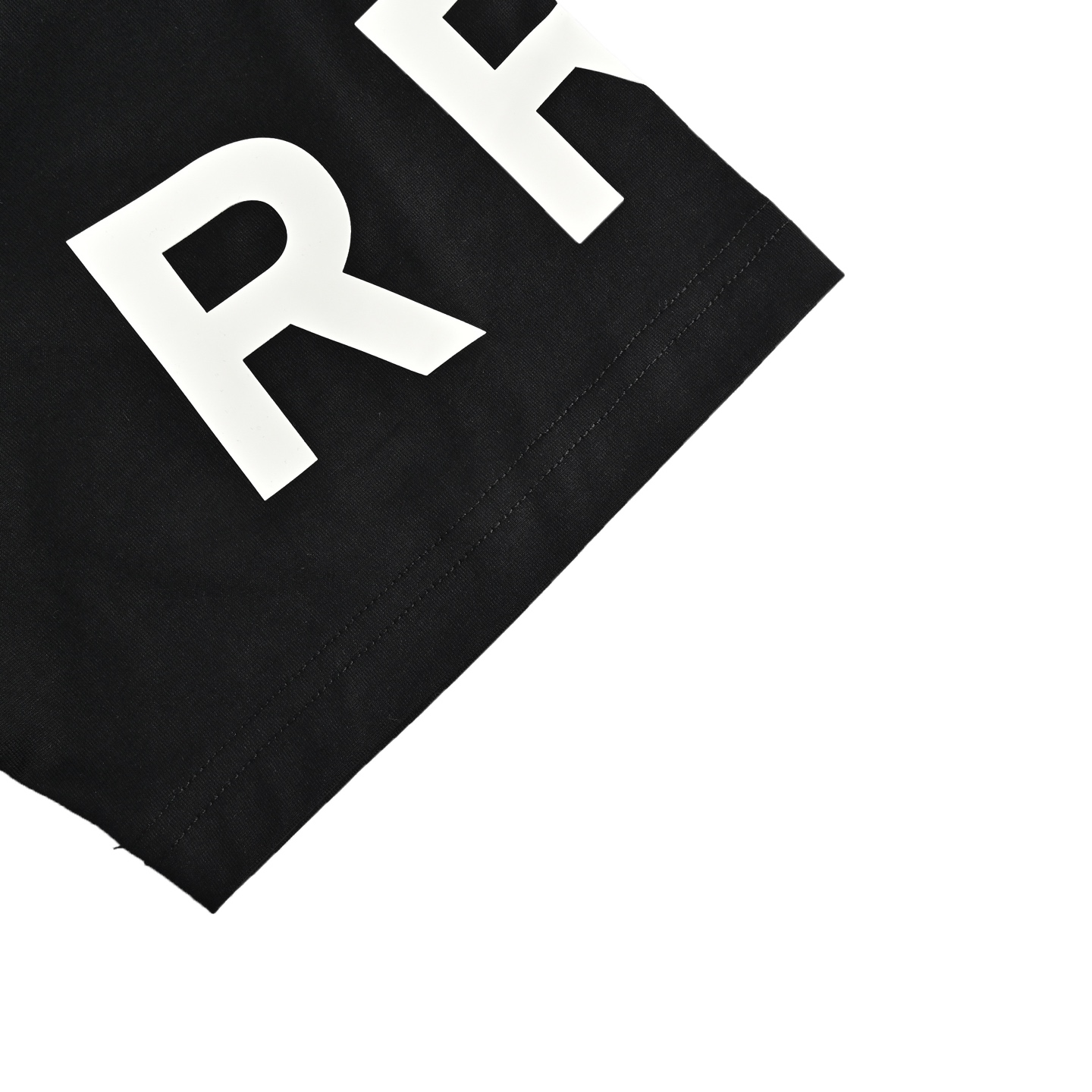 Burberry thick rubber letter logo print short sleeves
