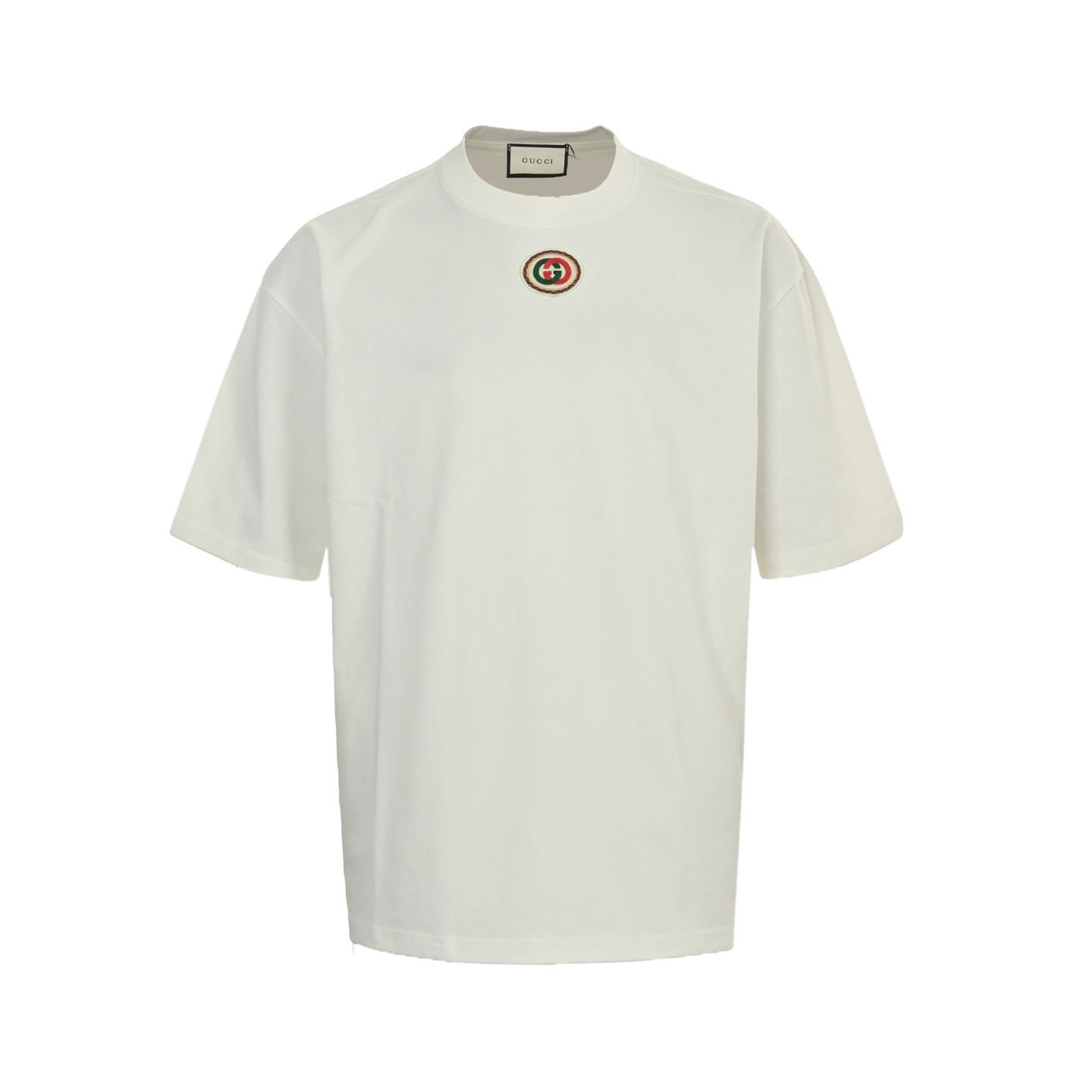 Gucci 25ss collar embroidered short sleeve