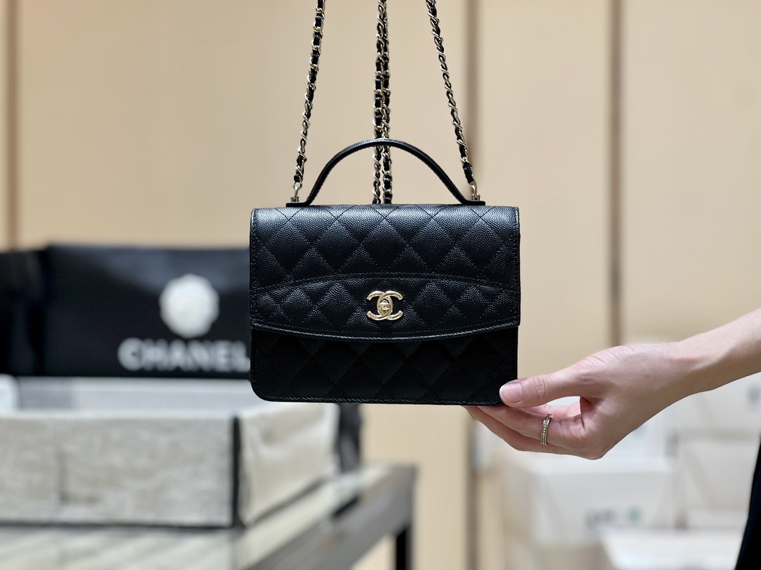 Chanel 25C early spring series mini woc handle double backpack AP4406 00118
