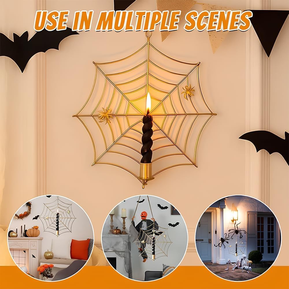 🔥On Sale🔥Spider Web Candles Holder