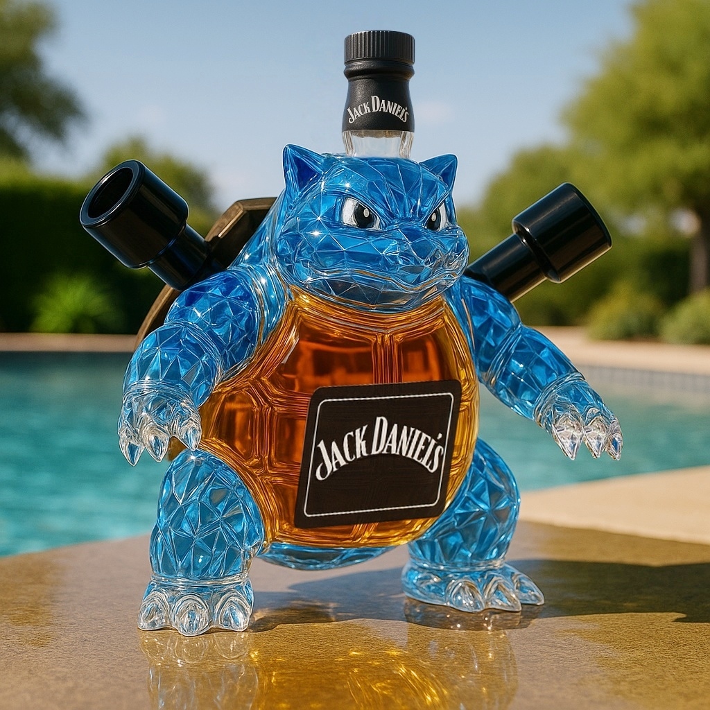Blastoise Whiskey Bottle