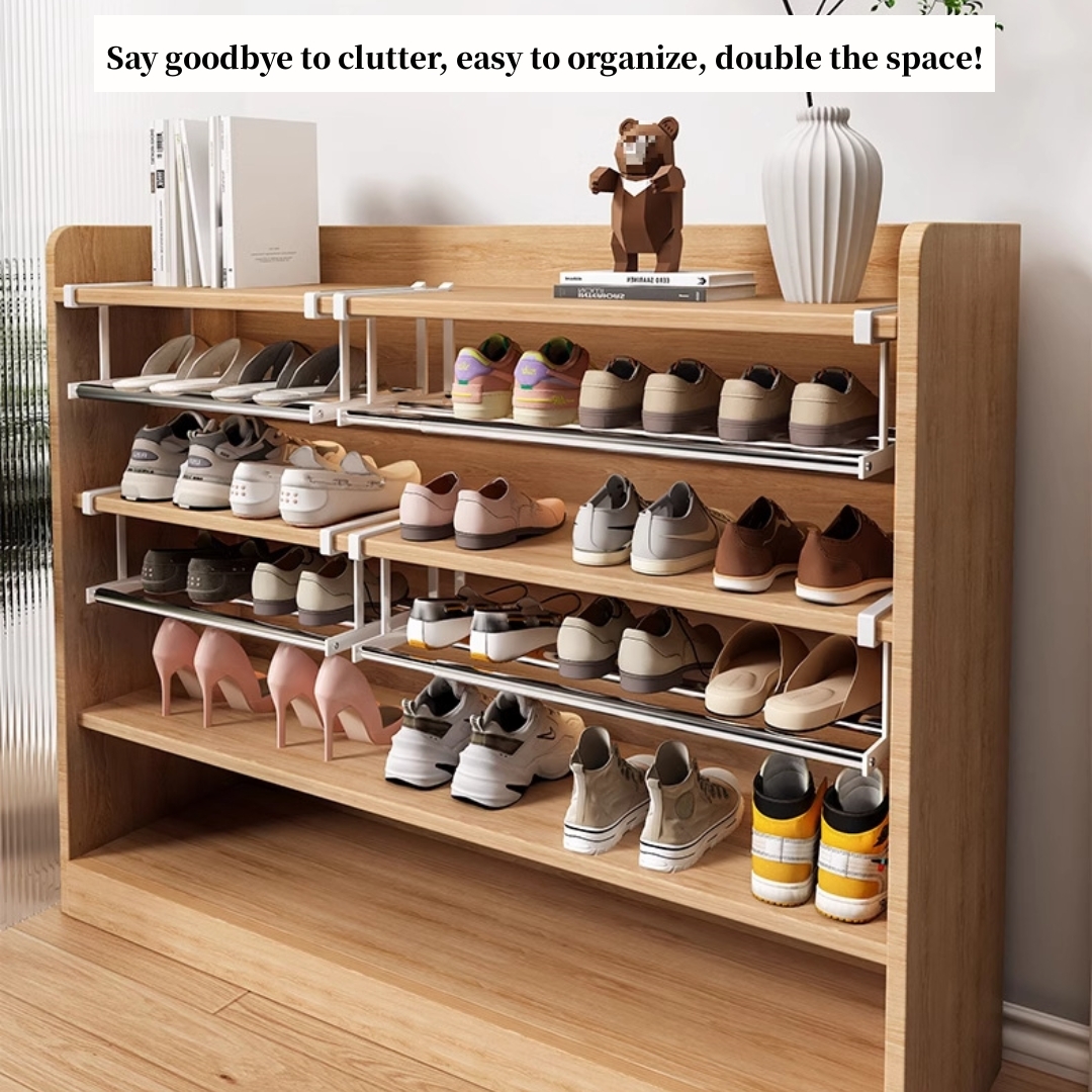 👍Last Day Promotion 50% OFF💥Expandable Split Shoe Cabinet Rack