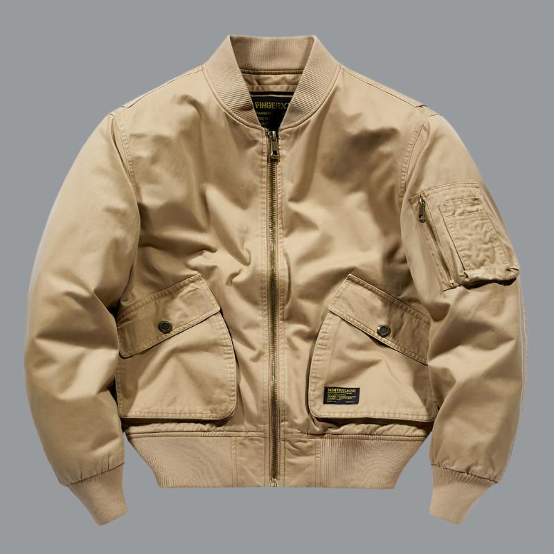 Men's bomber jacket in military style