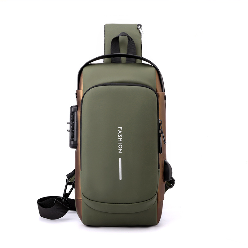(🔥Father's Day Hot Sale-Save 50%OFF)-USB Charging Sport Sling Anti-theft Shoulder Bag(Great Gift🎁)-BUY 2 GET FREE SHIPPING