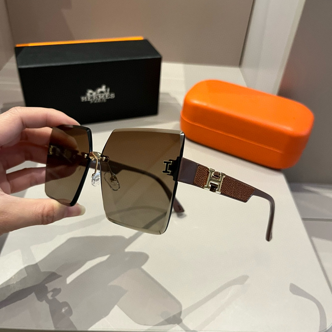 Hermes rimless sunglasses