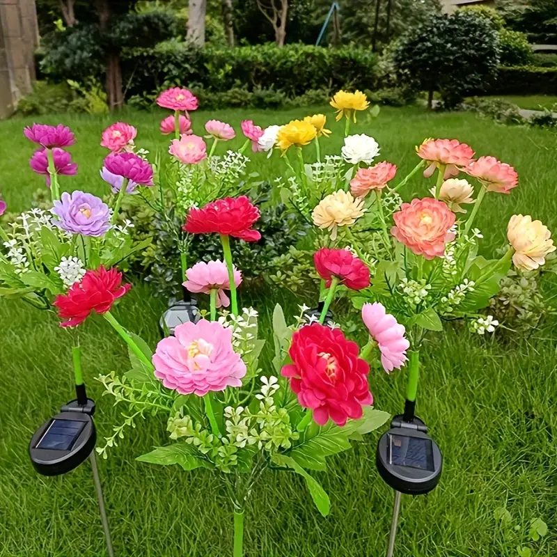 🔥CHRISTMAS ON SALE🔥Solar 7-Head Snow Lotus Flower Lights