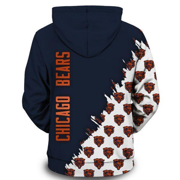 CHICAGO BEARS HOODIE PRINTED VIP 3D 35